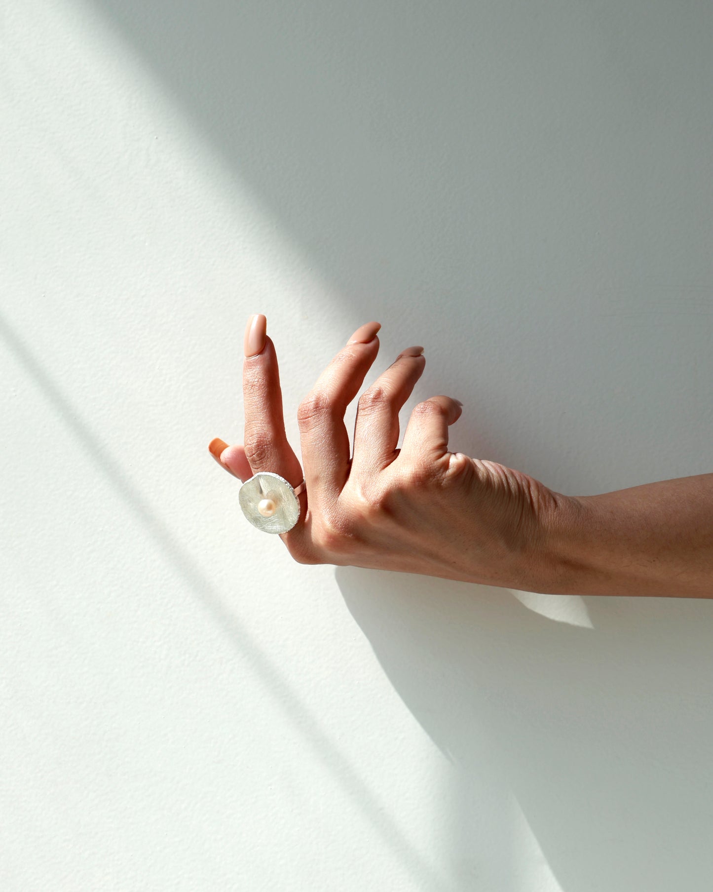 Ripple Pearl Ring
