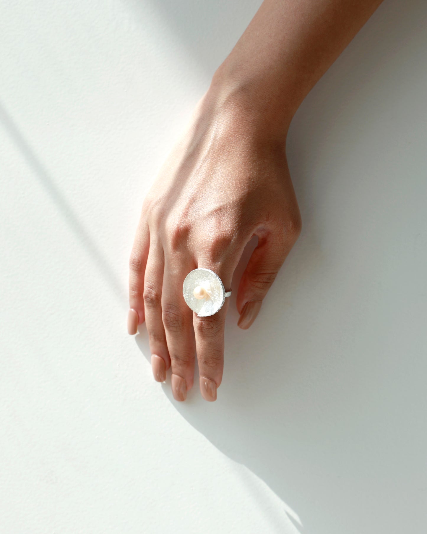 Ripple Pearl Ring